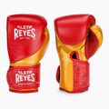 Високоточні тренувальні шкіряні боксерські рукавички Cleto Reyes червоні/золоті