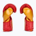 Високоточні тренувальні шкіряні боксерські рукавички Cleto Reyes червоні/золоті 4