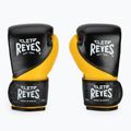 Рукавиці боксерські Cleto Reyes High Precision Training Leather black yellow 2