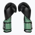 Боксерські рукавички Cleto Reyes Velcro Sparring зелені металік / чорні боксерські рукавички 3
