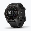 Годинник Garmin Fenix 7S Sapphire Solar Hrm Elevate Ox чорний 010-02539-25
