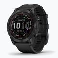 Годинник Garmin Fenix 7 Sapphire Solar Hrm Elevate Ox чорний 010-02540-35