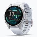 Годинник Garmin Fenix 8 43 mm Amoled silver/white stone 3