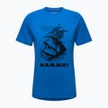 Футболка трекінгова чоловіча Mammut Mountain блакитна 4
