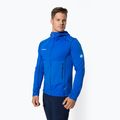Кофта трекінгова чоловіча Mammut Aconcagua Light Hooded блакитна