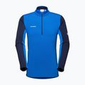 Кофта трекінгова чоловіча Mammut Aenergy ML Half Zip Pull блакитна 9