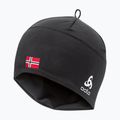 Шапка зимова ODLO Polyknit Fan Warm black/norwegian flag 2
