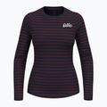 Жіночий теплий лонгслів ODLO Warm Originals Stripes Bl Top Crew Neck темний сапфір 4