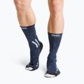 Шкарпетки жіночі X-Socks Trek X Merino midnight blue/arctic white 2