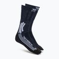 Шкарпетки жіночі X-Socks Trek X Merino midnight blue/arctic white