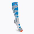 Шкарпетки лижні  жіночі X-Socks Ski Control 4.0 сіро-сині XSSSKCW19W 2