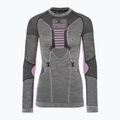 Термокофта жіноча X-Bionic Apani 4.0 Merino сіро-фіолетова APWT06W19W