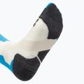 Жіночі лижні шкарпетки X-Socks Ski Silk Merino 4.0 білі/чорні/бірюзові 3