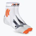 Чоловічі шкарпетки для бігу X-Socks Marathon Energy 4.0 арктичні білі/помаранчеві