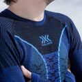 Чоловіча термоактивна кофта X-Bionic Merino dark ocean/sky blue 6