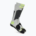 Шкарпетки гірськолижні дитячі X-Socks Ski Discover Otc rhino grey/canary