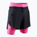 Шорти для бігу чоловічі X-Bionic Efektor 2in1 x black/neo pink 4