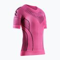 Жіноча бігова футболка X-Bionic Twyce Race neo pink/x black