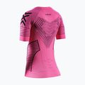 Жіноча бігова футболка X-Bionic Twyce Race neo pink/x black 2