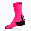 Шкарпетки X-Socks Run Discover Crew fluo pink/x black 2