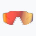 Сонцезахисні окуляри SCOTT Shield білі матові/червоні хромовані 2