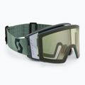 Окуляри гірськолижні SCOTT React AMP Pro soft green/black/amp pro white chrome/pro green