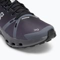 Кросівки для бігу чоловічі On Cloudsurfer Trail Waterproof black/eclipse 7