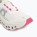 Кросівки для бігу жіночі On Running Cloudmonster white/lima 7
