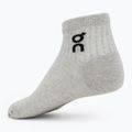 Шкарпетки On Running Logo Sock Mid 3 пари heather gray 2