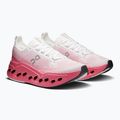 Кросівки для бігу жіночі On Cloudsurfer Max white/camellia 3