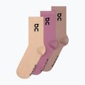 Шкарпетки On Logo High 3 pack sherbet/rhodonite