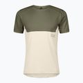 Футболка для бігу чоловіча SCOTT Endurance Tech hay green/cotton white