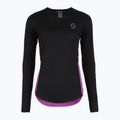 Лонгслів для бігу жіночий SCOTT Endurance Tech black/liquid purple