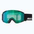 Окуляри лижні SCOTT Shield black/amp green chrome