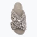 Шльопанці жіночі INUIKII Woven Stones Platform stone grey 5
