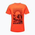 Футболка трекінгова чоловіча Mammut Mountain помаранчева 4