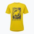 Футболка трекінгова чоловіча Mammut Trovat жовта 4