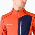 Кофта трекінгова чоловіча Mammut Aconcagua Light MI помаранчева 4
