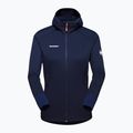 Кофта флісова жіноча Mammut Taiss Light ML Hooded темно-синя 1014-04540-5118-114 6