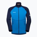 Кофта трекінгова чоловіча Mammut Aconcagua ML блакитно-синя 9