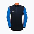 Кофта трекінгова чоловіча Mammut Aenergy ML Half Zip Pull granatowo-блакитна 4