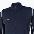 Кофта трекінгова чоловіча Mammut 160 Years Aenergy ML Half Zip Pull синя 4