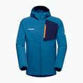 Кофта трекінгова чоловіча Mammut Madris Light ML Hooded блакитна 1014-03841-50550-113 11