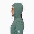 Кофта флісова жіноча Mammut Taiss Light ML Hooded dark jade/black 4