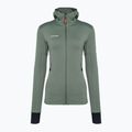 Кофта флісова жіноча Mammut Taiss Light ML Hooded dark jade/black 5