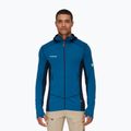 Кофта флісова чоловіча Mammut Taiss Light ML Hooded блакитна 1014-04530-50554-114