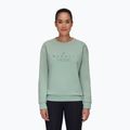 Кофта трекінгова жіноча Mammut Core ML Crew Neck Logo зелена 1014-04070-4100-114