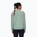 Кофта трекінгова жіноча Mammut Core ML Crew Neck Logo зелена 1014-04070-4100-114 3