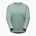 Кофта трекінгова жіноча Mammut Core ML Crew Neck Logo зелена 1014-04070-4100-114 8