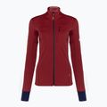 Кофта трекінгова жіноча Mammut Taiss Light ML blood red/marine 4